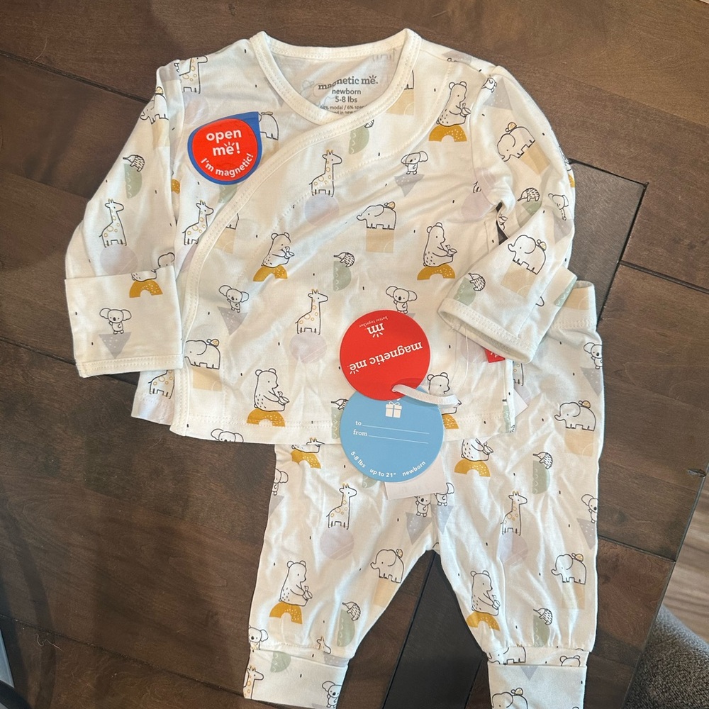 Magnetic Me Animal Print Baby Kimono Newborn
